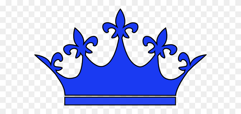 600x339 Королева Корона Королевский Синий Картинки - Королева Корона Клипарт