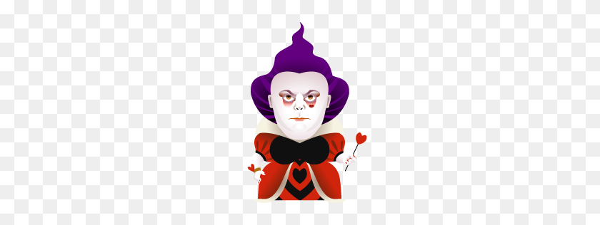 256x256 Queen Of Hearts Icon Download Alice In Wonderland Icons Iconspedia - Queen Of Hearts PNG