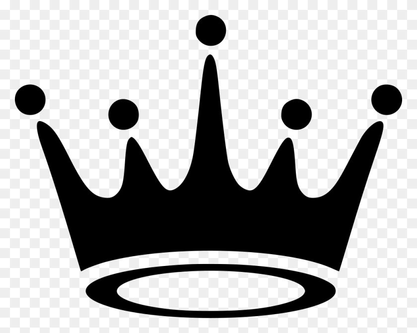 980x768 Queen With Crown Png Transparent Images - Queen Crown Clipart Black And White
