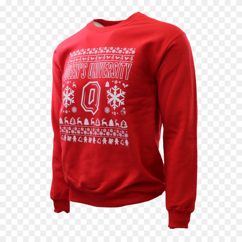 1024x1024 Queen's Not So Ugly Christmas Sweater Queen's Q Shop - Ugly Christmas Sweater PNG