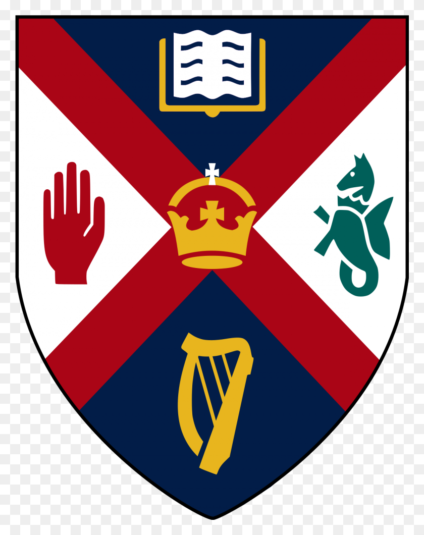 1200x1539 Королевский Университет Белфаста - Логотип Королевы Png