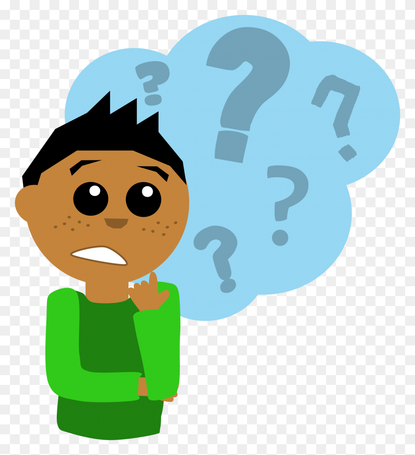 2083x2302 Question Guy Icons Png - Confused Person PNG