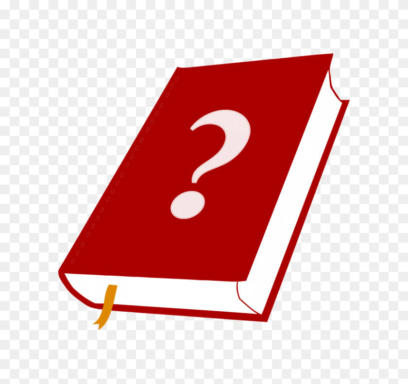 819x768 Question Mark Clipart Book - Question Marks PNG