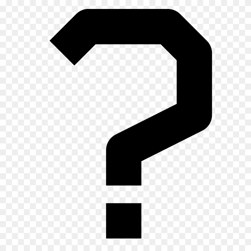 1600x1600 Icono De Signo De Interrogación - Pregunta Emoji Png
