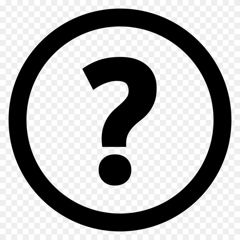 980x980 Question Mark In Circle Transparent Png - Question Mark PNG