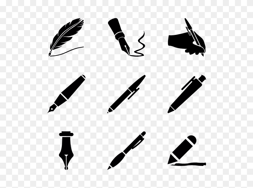 600x564 Quill Icons - Quill Pen PNG