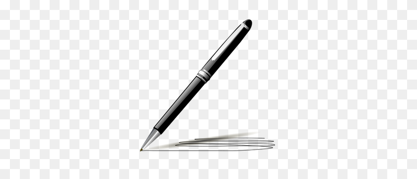 300x300 Quill Pen Clip Art Free - Pen And Paper Clipart