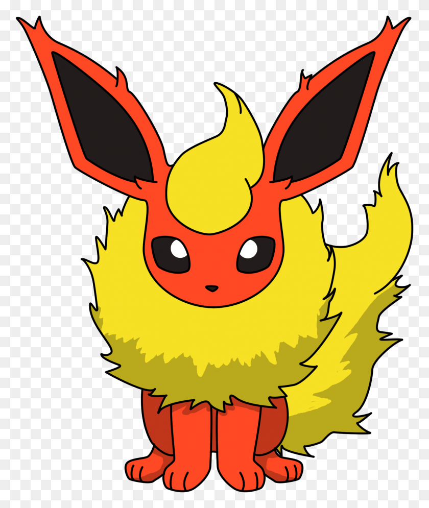 1673x2006 Quilts Pokemon - Flareon PNG
