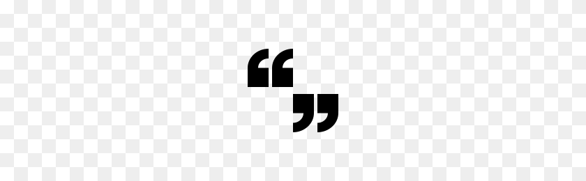 200x200 Quotation Marks Icons Noun Project - Quote Icon PNG