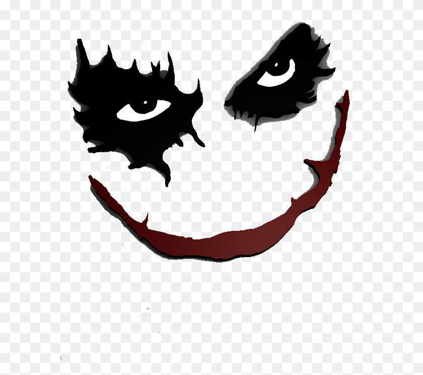 600x684 Quotes The Joker - Joker Face PNG