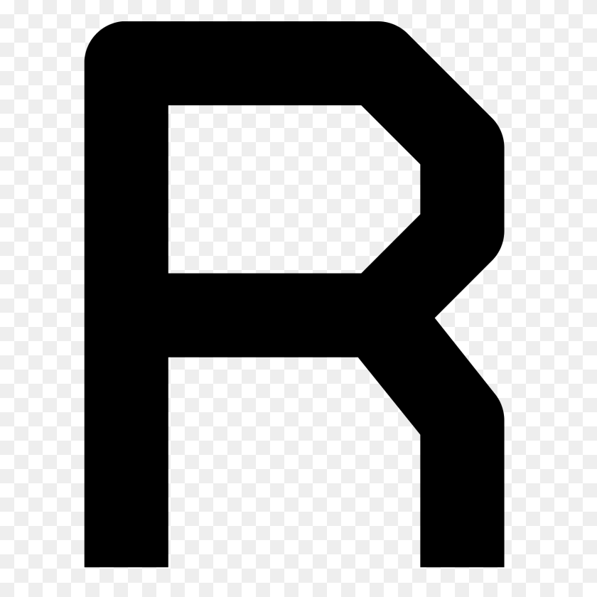 1600x1600 R Icon - R PNG