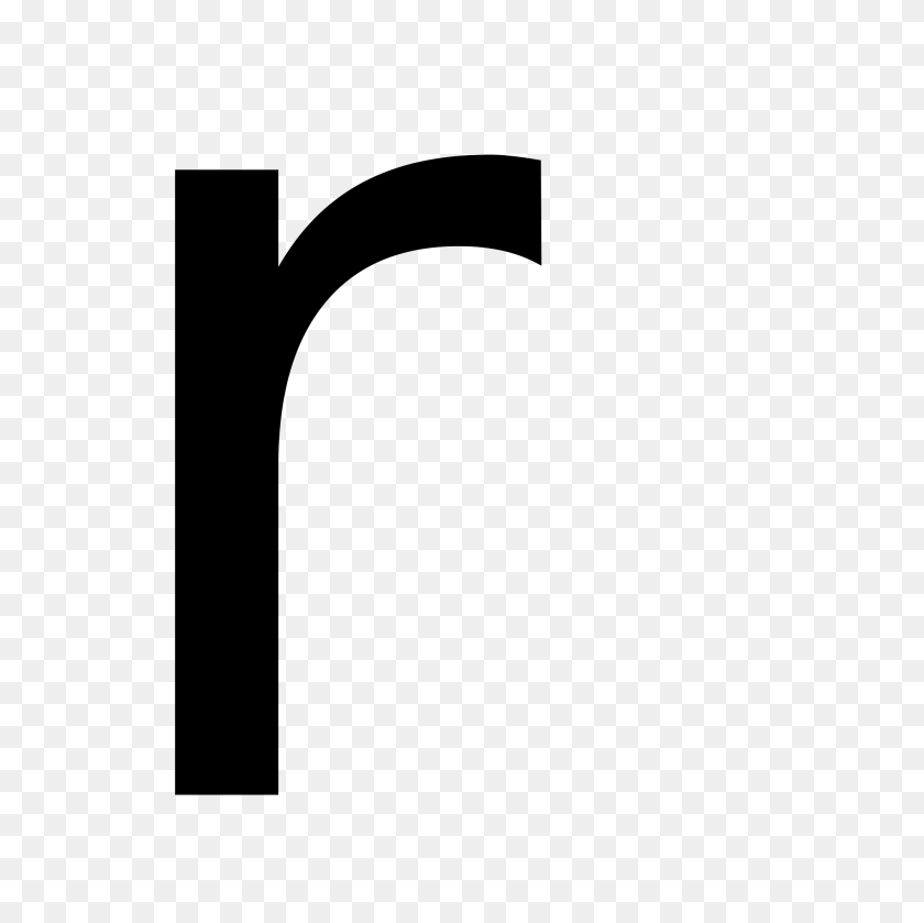 2000x2000 R Letter - R PNG