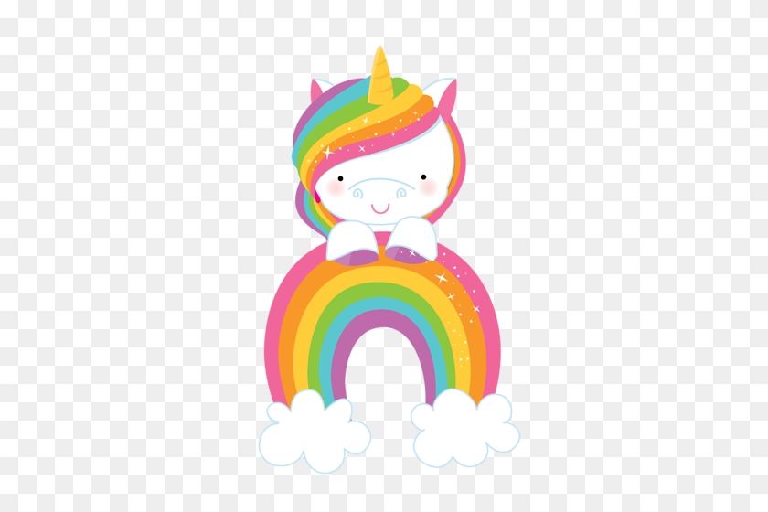 321x500 R P Kids - Rainbow Unicorn Clipart