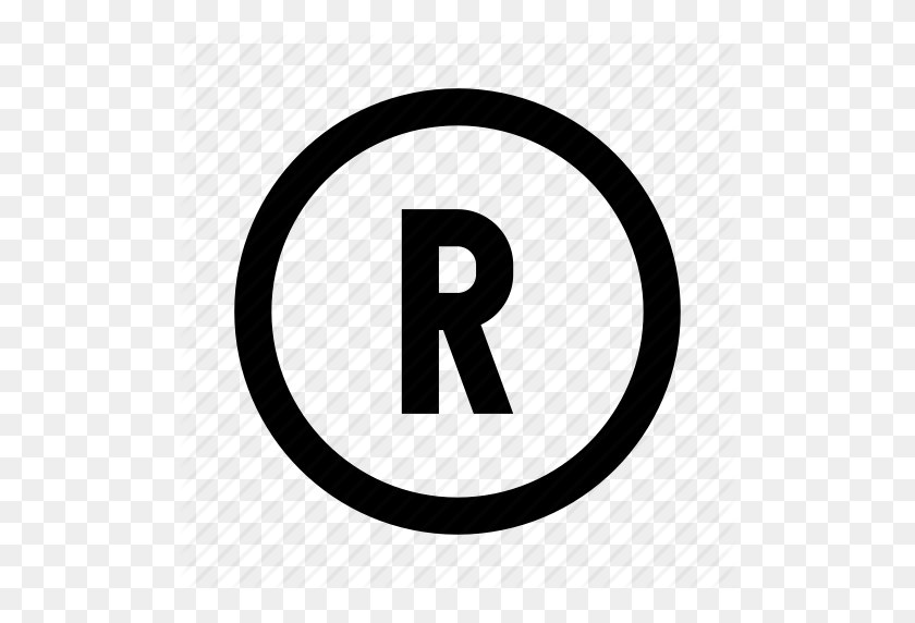 512x512 R, Registered, Sign, Trademark Icon - Registered Trademark PNG