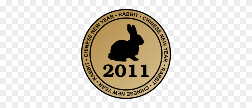 300x300 Rabbit Chinese New Year Clip Art - Free New Years Eve Clip Art