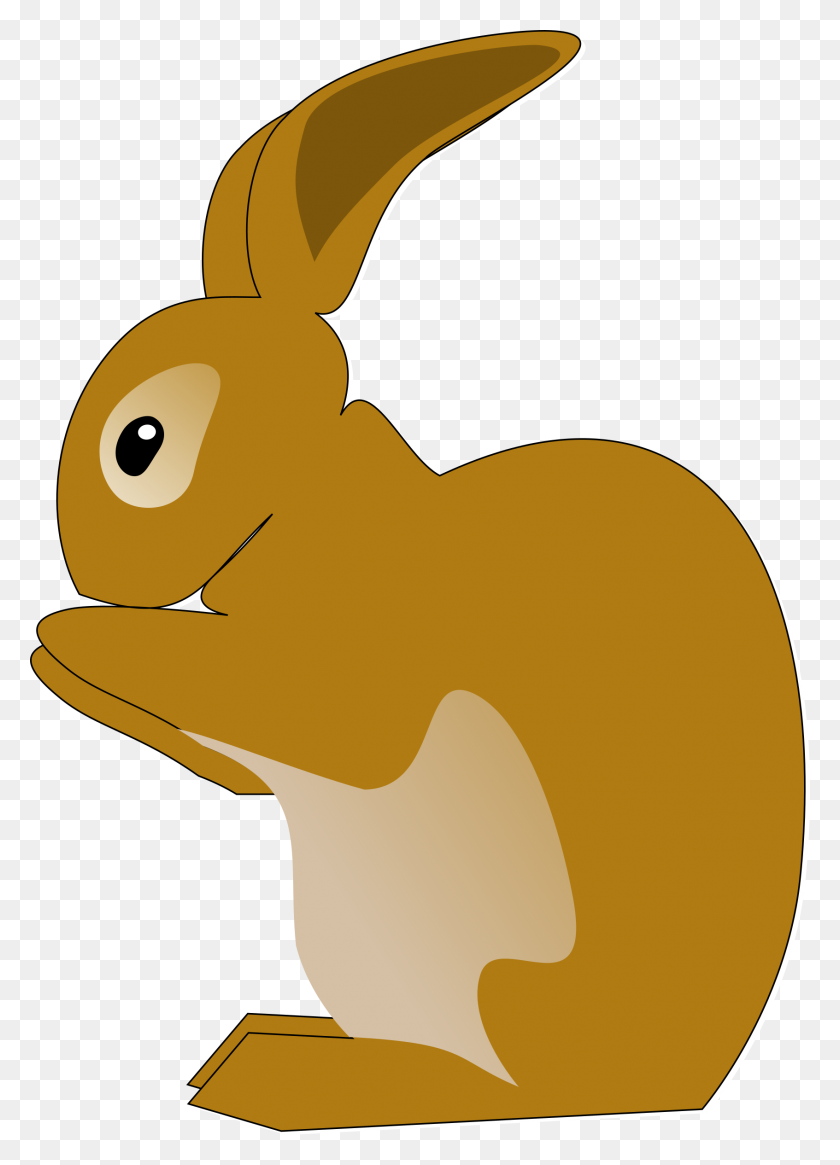 1693x2400 Rabbit Clip Art Image Black - Bunny Eyes Clipart