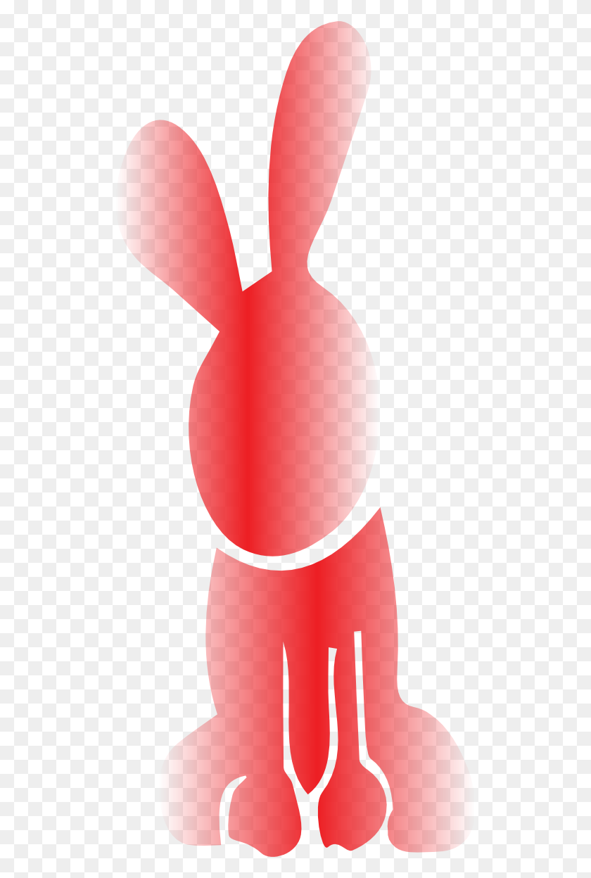 512x1188 Клипарт Иконка Кролик - Клипарт Уши Кролика