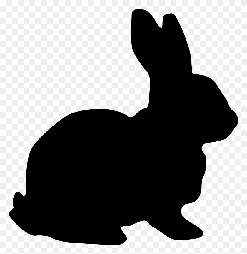 2096x2156 Rabbit Silhouette Vector Clipart Image - Driftwood Clipart