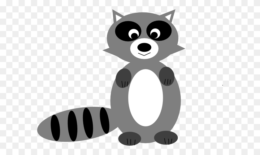 600x440 Raccoon Clipart Raccoon Wikiclipart Intended For Raccoon Clipart - Raccoon PNG
