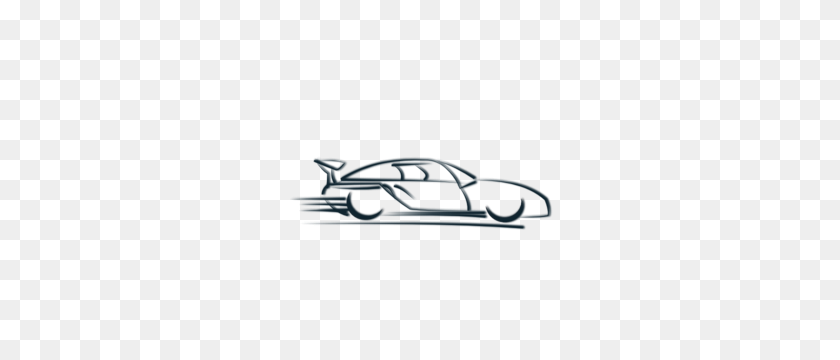 300x300 Гоночный Автомобиль Картинки - Гоночный Клипарт Черно-Белый