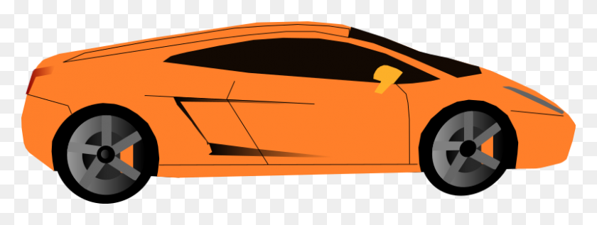 800x264 Race Car Clipart Sportscar - Cartoon Car PNG