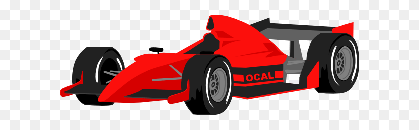 600x201 Race Car Cliparts - Convertible Car Clipart