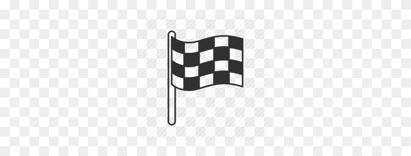 260x260 Race Car Finish Line Clipart - Race Flags PNG