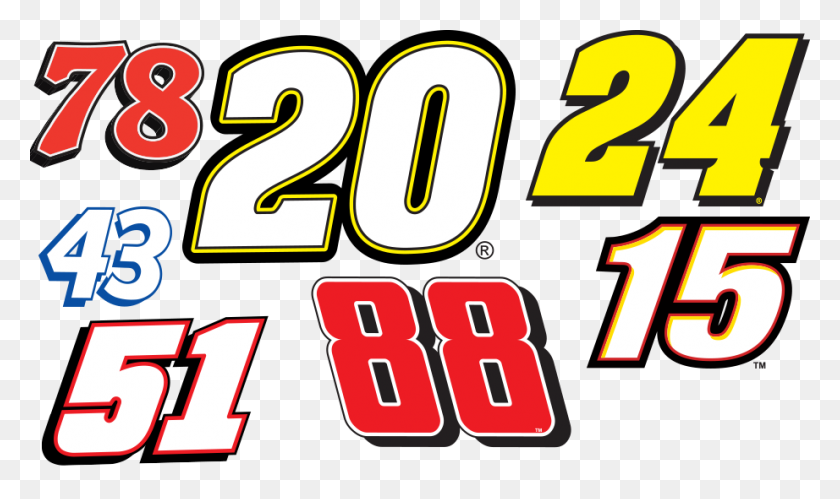 922x520 Race Car Number Clipart Race Car Numbers Clipartrace Track Numbers - Race Car Top Down Clipart