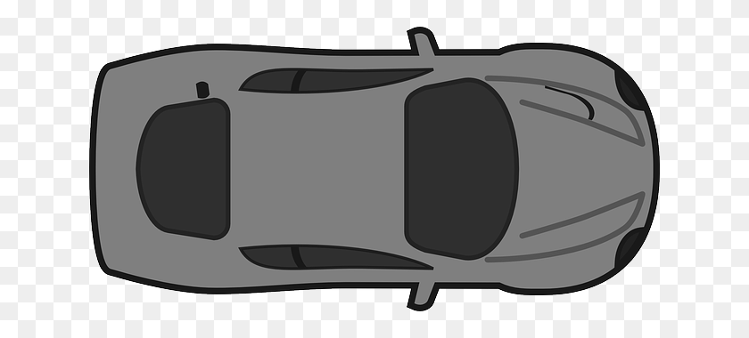 640x320 Клипарт Гоночный Автомобиль Сверху Вниз - Спортивный Автомобиль Клипарт