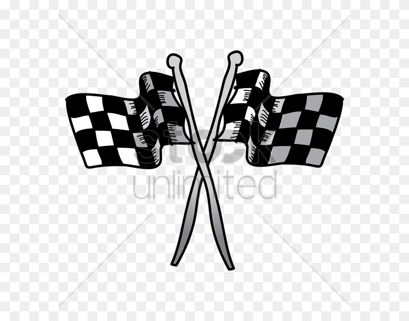 600x600 Race Flags Vector Image - Race Flag PNG