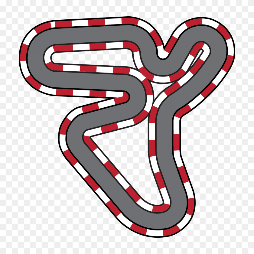 1600x1600 Racing Clipart Race Track - Track And Field Clipart