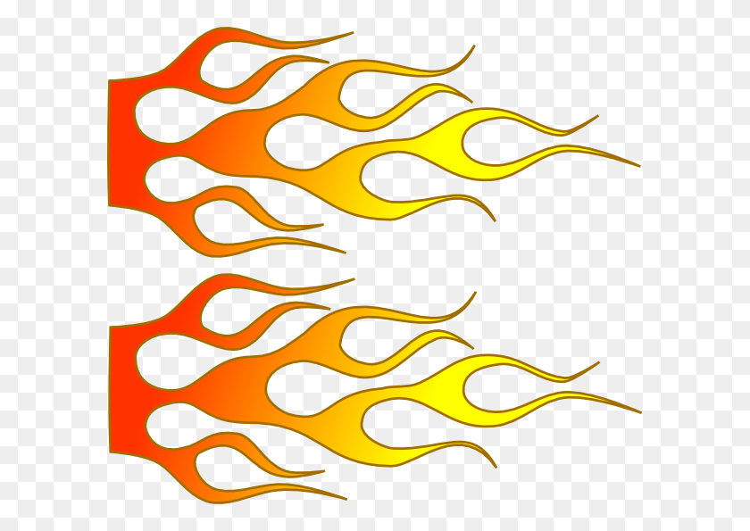 600x535 Racing Flames Png Png Image - Flame PNG