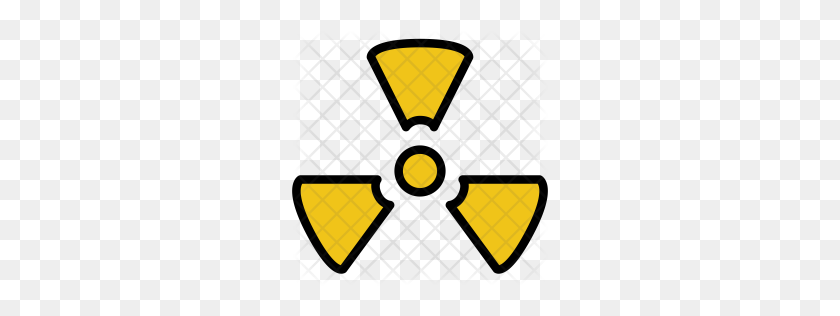 256x256 Radiation Icon - Radiation Symbol PNG