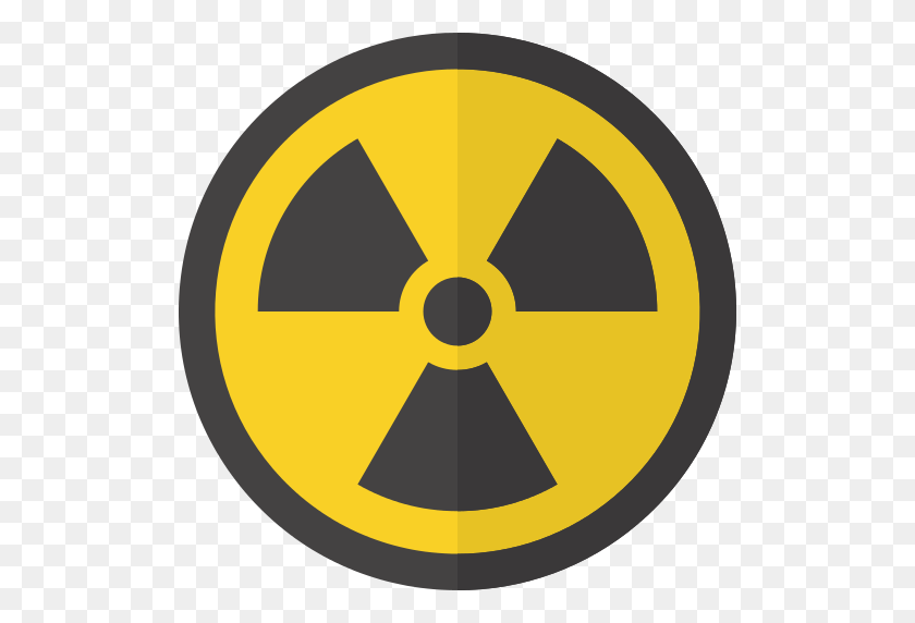 512x512 Radiación Nuclear Png Icono - Símbolo Nuclear Png