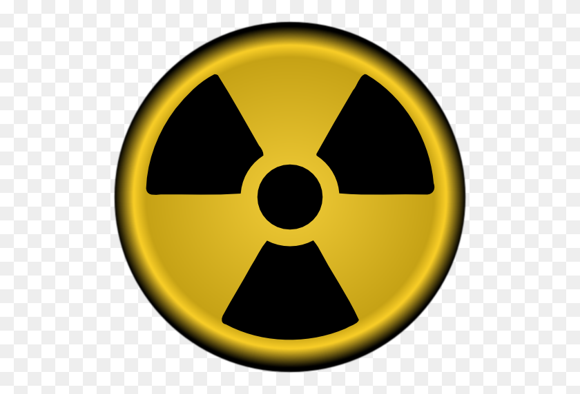 512x512 Radiation Symbol Nuclear Clipart - Nuclear Energy Clipart