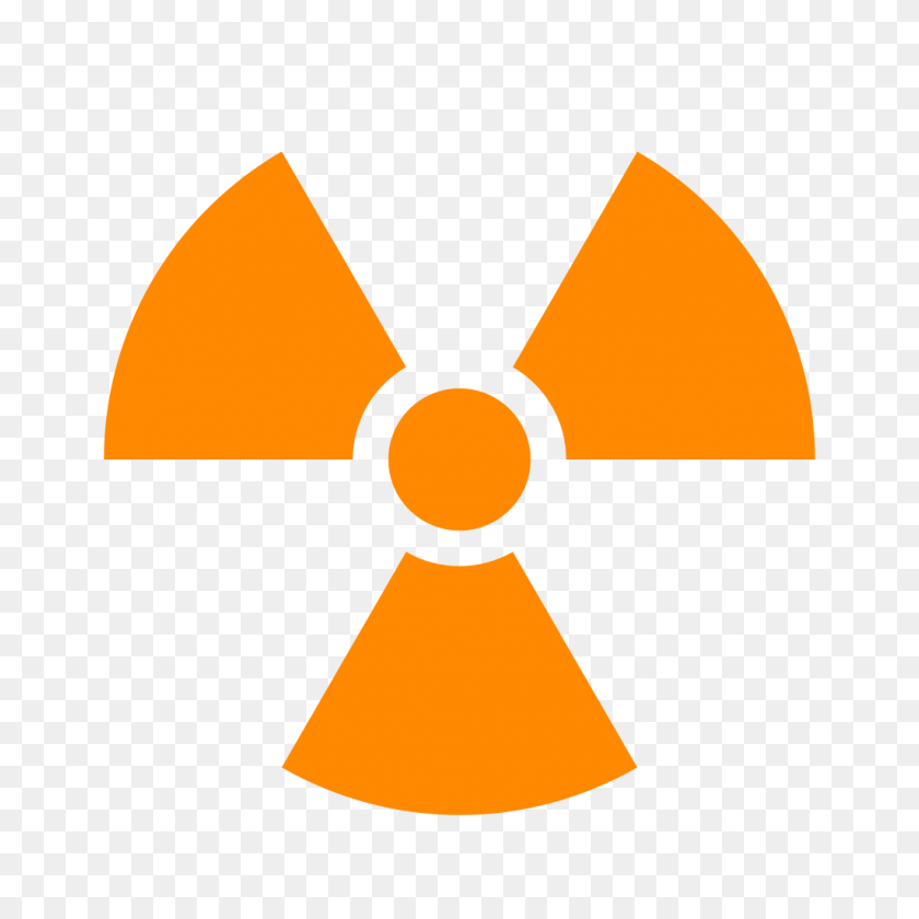 1024x1024 Símbolo De Advertencia De Radiación - Imágenes Prediseñadas De Símbolo De Radiación