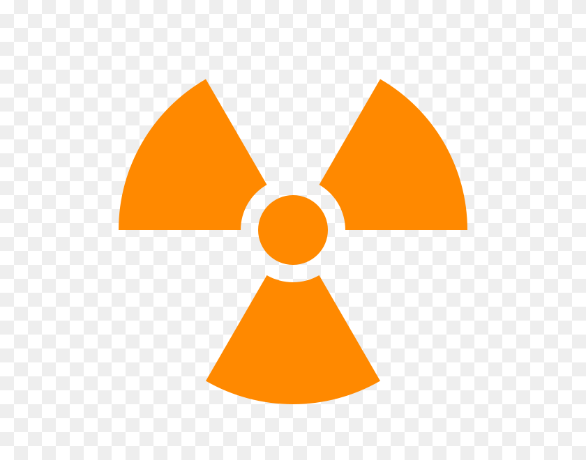 600x600 Символ Предупреждения О Радиации - Радиоактивный Символ Png
