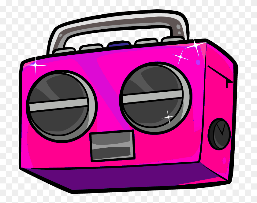 717x604 Radio Boombox De Dibujos Animados Estéreo - Boombox Clipart