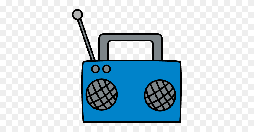 363x379 Радио Клипарт - Старое Радио Png
