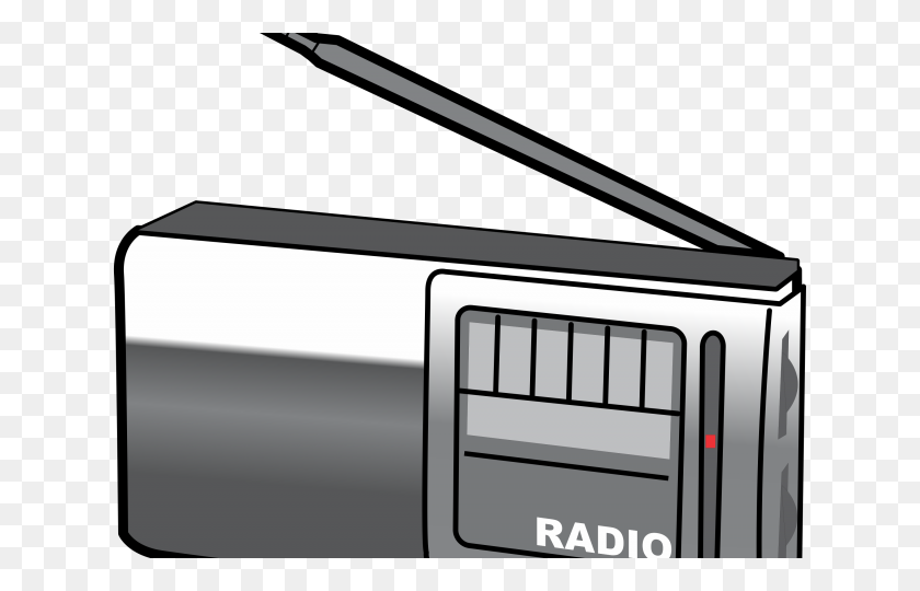640x480 Radio Clipart Sketches - Radio Clipart Black And White