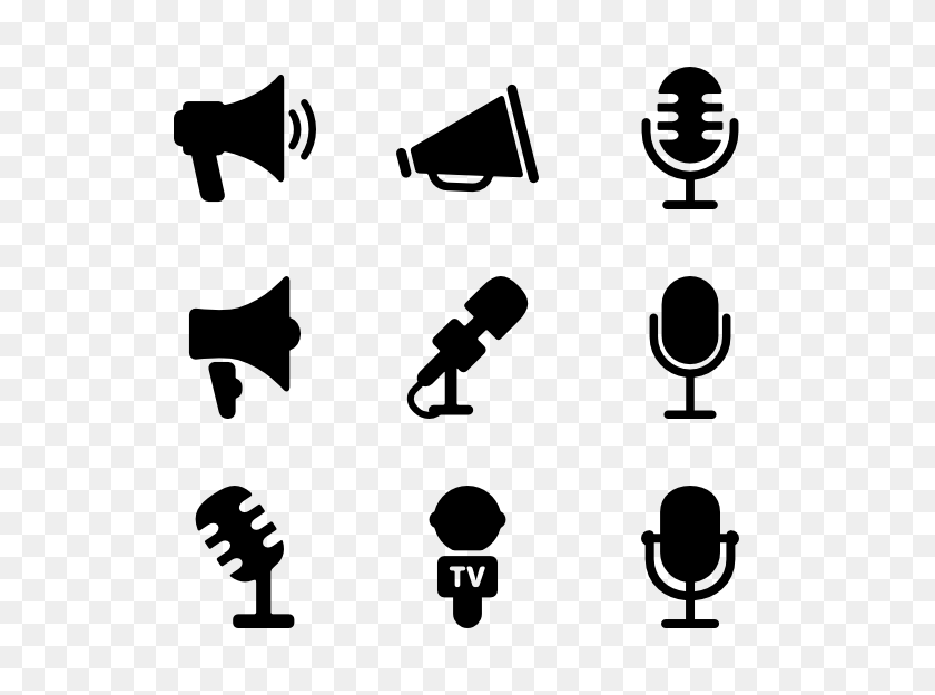 600x564 Radio Microphone Icon Clipart Collection - Free Microphone Clip Art