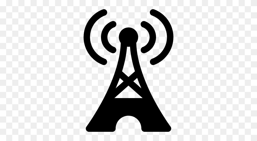400x400 Radio Tower Free Vectors, Logos, Icons And Photos Downloads - Radio Tower Clip Art