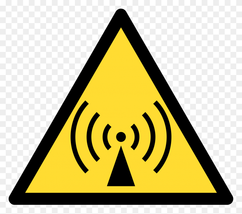 2000x1750 Radio Waves Hazard Symbol - Radio Waves PNG