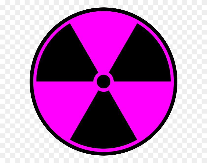 600x600 Radioactive Clipart Nuclear Sign - Nuclear Symbol PNG
