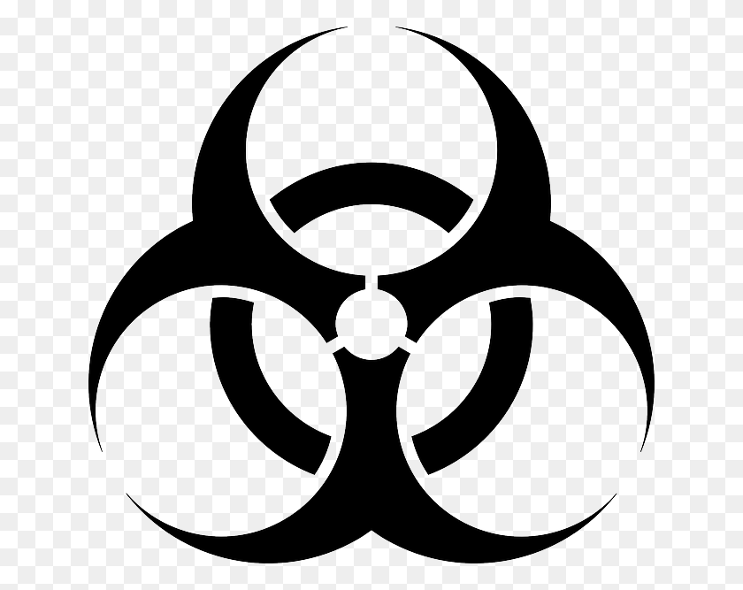 640x607 Radioactive Clipart Poison Sign - Poison Clipart