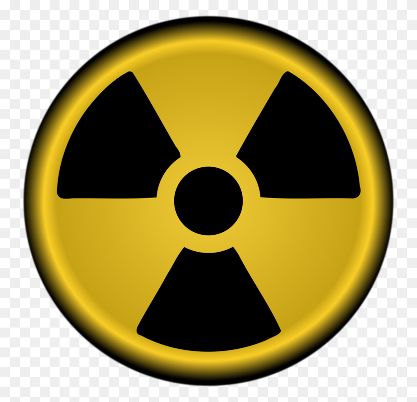 750x750 Radioactive Decay Radiation Hazard Symbol Biological Hazard - Hazard Clipart