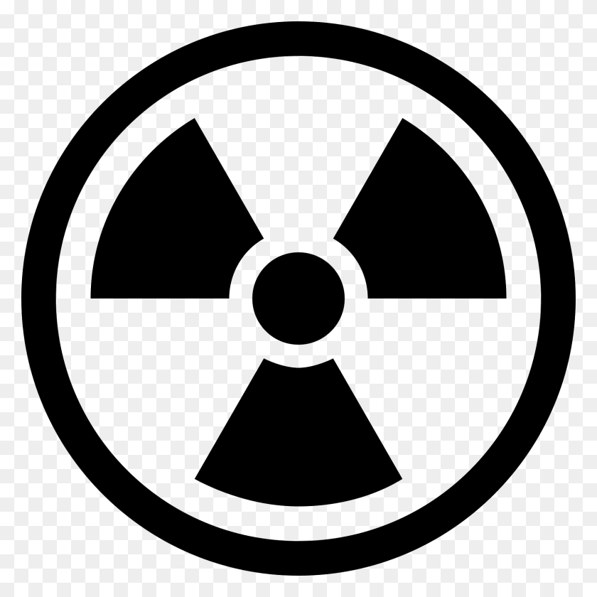 1600x1600 Radioactive Icon - Radiation Symbol PNG