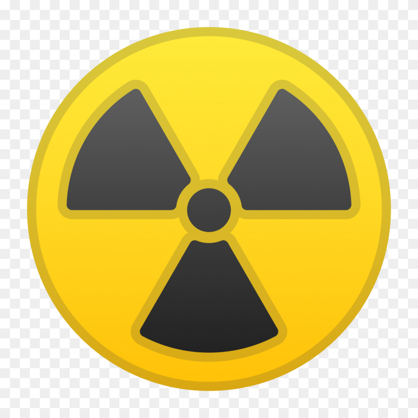 1024x1024 Radioactive Icon Noto Emoji Symbols Iconset Google - Radioactive PNG