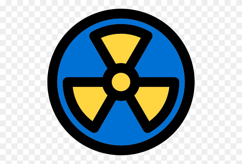 512x512 Значок Радиоактивный Png - Радиоактивный Символ Png