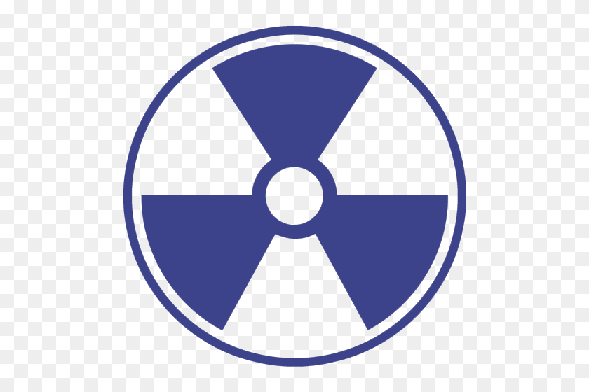 500x500 Radioactive Symbol - Radioactive PNG